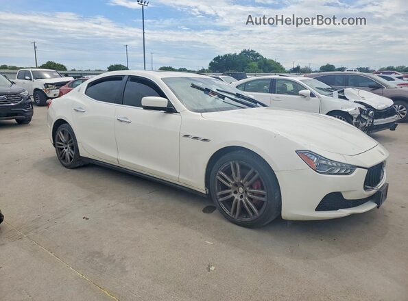 ZAM57RTA9G1177091 2016 MASERATI GHIBLI White Вид спереду