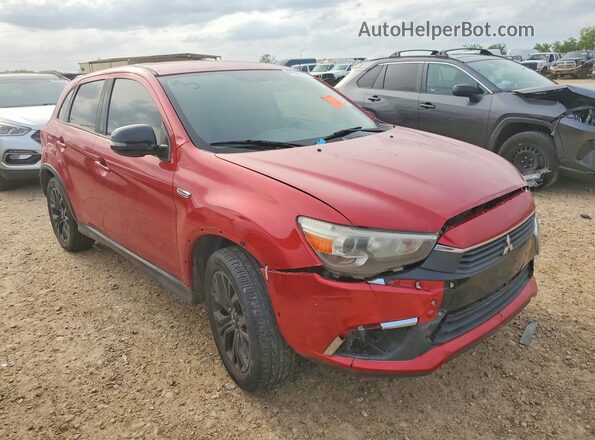 JA4AP3AU9HZ050352 2017 MITSUBISHI OUTLANDER Red Դիմացի տեսք