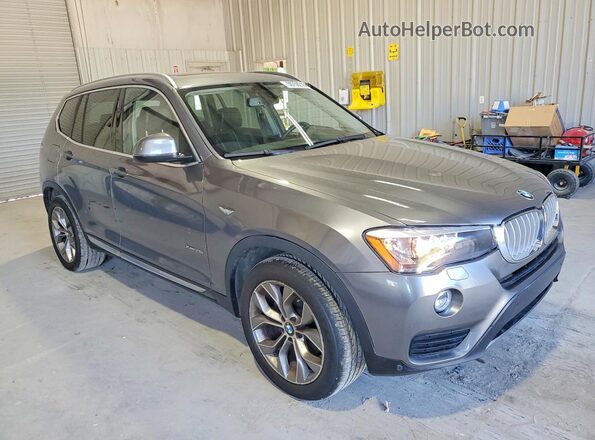 5UXWX9C57G0D87482 2016 BMW X3 Gray Դիմացի տեսք