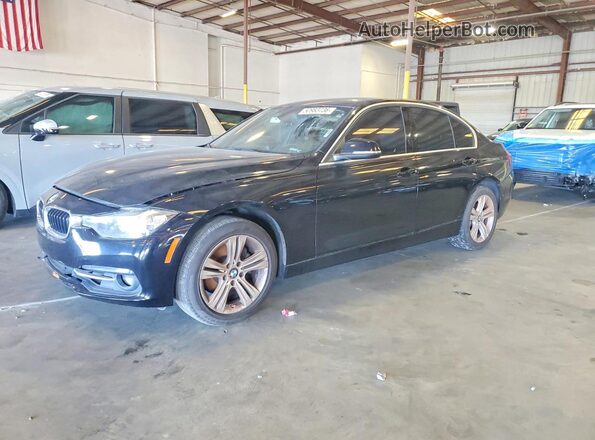 WBA8B9G33HNU56376 2017 BMW 3 SERIES Черный Задняя левая четверть