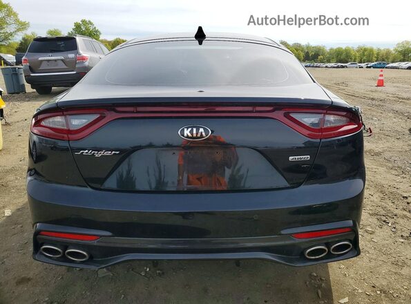 KNAE15LA3J6017360 2018 KIA STINGER Black 