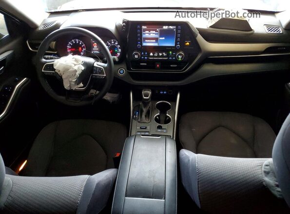 5TDBZRBH1NS587805 2022 TOYOTA HIGHLANDER Black 