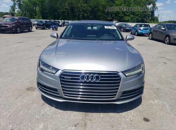 WAUWGAFC7GN005591 2016 AUDI A7 Silver Вид ззаду