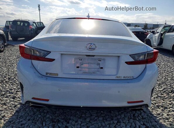 JTHHA5BC3H5005131 2017 LEXUS RC White Вид салону спереду