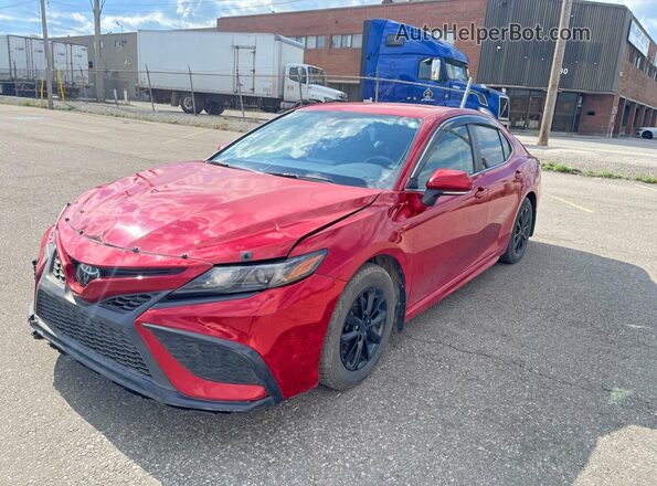 4T1G11AK9NU040137 2022 TOYOTA CAMRY Red 