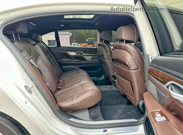 WBA7F2C52KB240316 2019 BMW 7 SERIES White Առջևի վահանակի տեսք