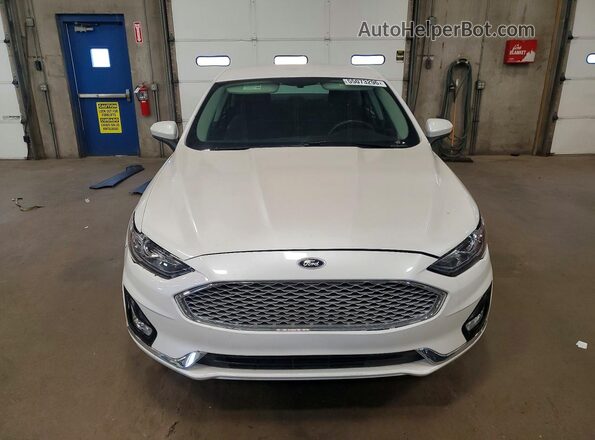 3FA6P0T9XLR170537 2020 FORD FUSION Белый Вид спереди