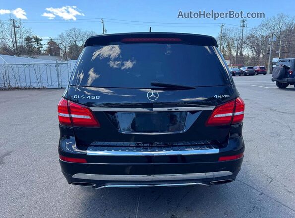 4JGDF6EE1HA758633 2017 MERCEDES-BENZ GLS Black Вид ззаду