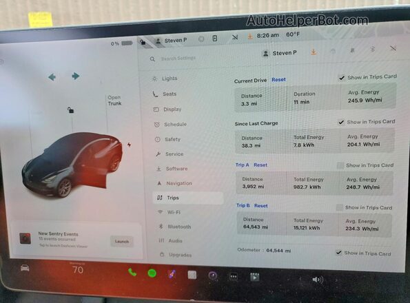 5YJ3E1EA0MF930199 2021 TESLA MODEL Серый 