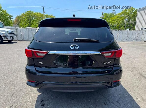 5N1DL0MM9KC565978 2019 INFINITI QX60 Black Vista trasera