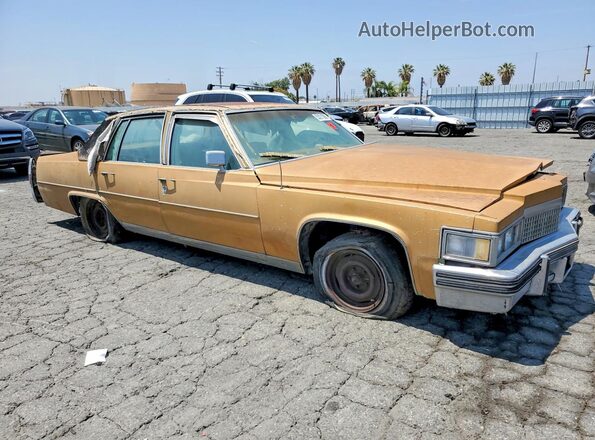 6B69S8Q234934 1978 CADILLAC FLEETWOOD Gold Передня права чверть