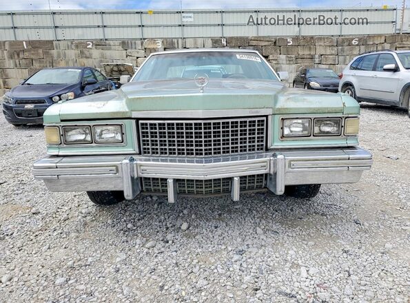 6D47S6Q305355 1976 CADILLAC DEVILLE Green Widok z przodu