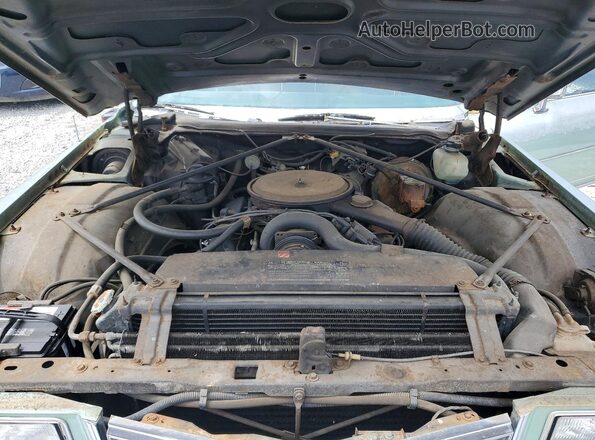 6D47S6Q305355 1976 CADILLAC DEVILLE Green Widok wnętrza z tyłu