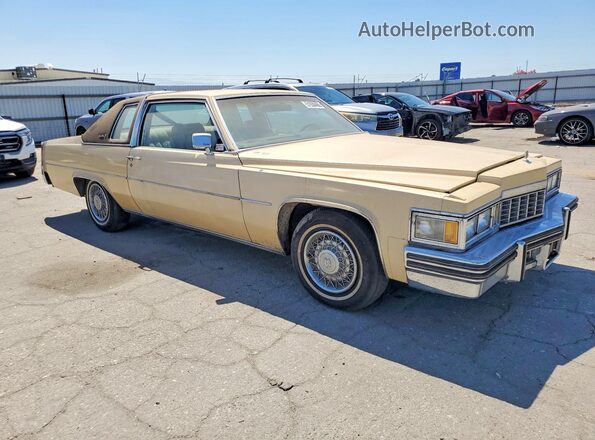 6D47S7Q294196 1977 CADILLAC DEVILLE Beige Przód prawy
