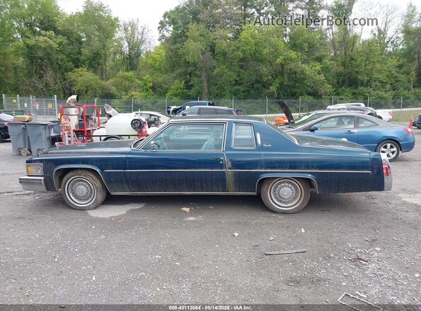 6D47S99246178     1979 CADILLAC DEVILLE Синий Панорамный вид салона 360°