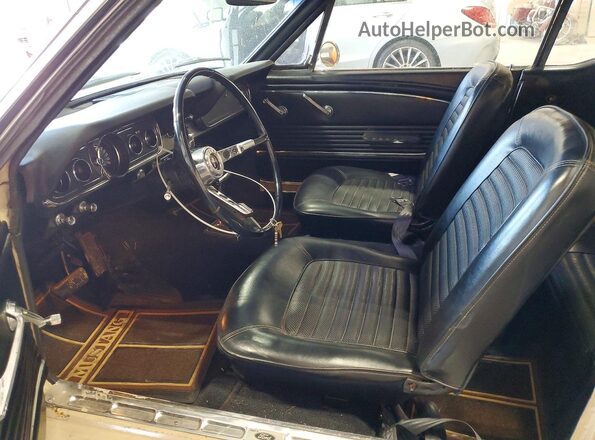 6F07T38999 1966 FORD MUSTANG Cream Front interior view
