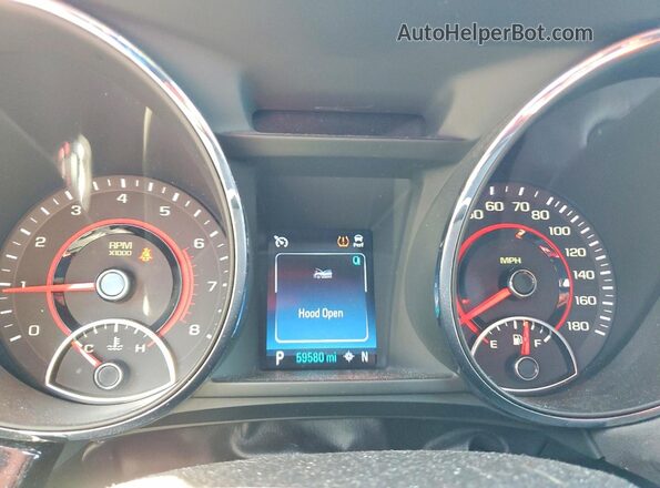 6G3F15RW4GL226145 2016 CHEVROLET SS Black Instrument cluster view