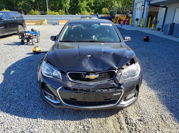 6G3F15RW4GL226145 2016 CHEVROLET SS Black Front view