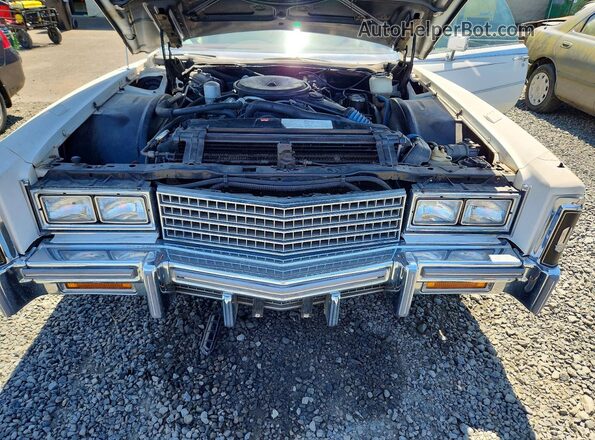6L47S8Q128384 1978 CADILLAC DEVILLE White Vista interior trasera