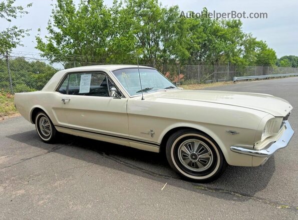 6T07C123865 1966 FORD MUSTANG Белый 