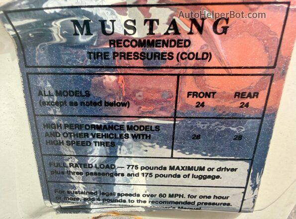 6T07C123865 1966 FORD MUSTANG Белый 