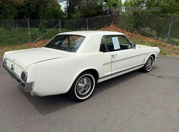 6T07C123865 1966 FORD MUSTANG Белый 