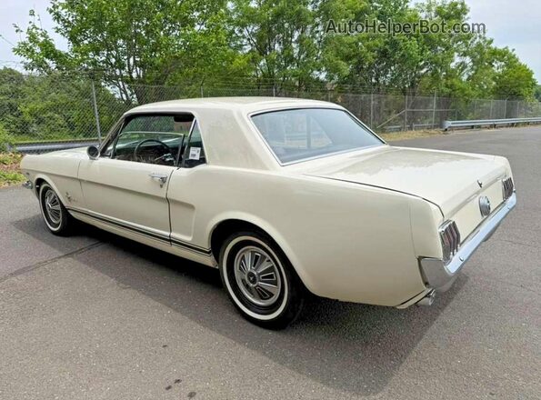 6T07C123865 1966 FORD MUSTANG Белый 