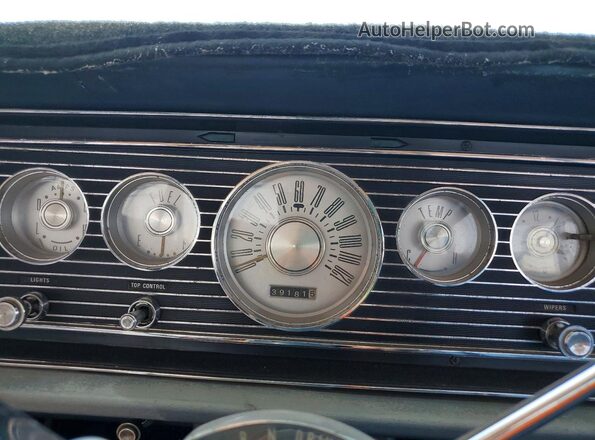 6W45Q537344 1966 MERCURY MONTEREY White Vista del cuadro de instrumentos