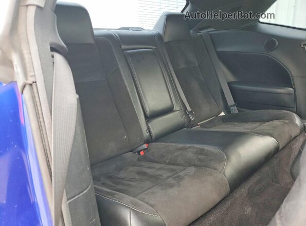 2C3CDZFJXJH171426 2018 DODGE CHALLENGER Синий Вид задней части салона