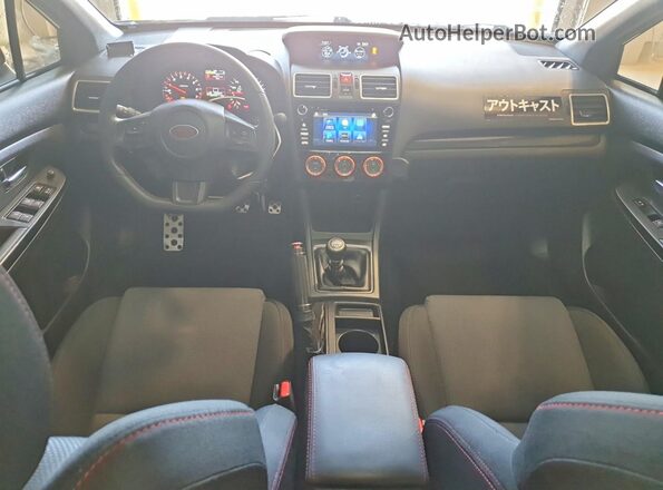 JF1VA1C60L9828595 2020 SUBARU WRX Black Widok zestawu wskaźników