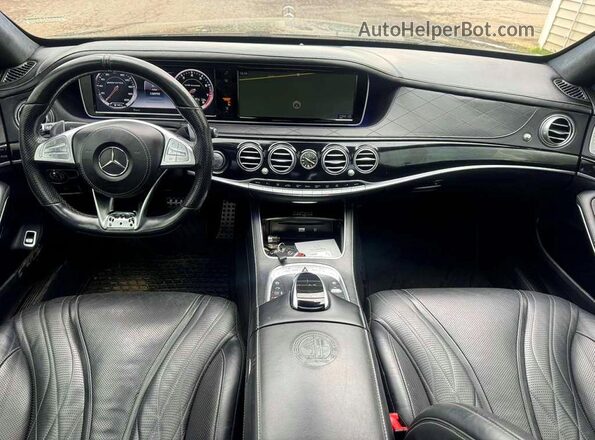 WDDUG7JBXHA286408 2017 MERCEDES-BENZ S Black Widok z tyłu