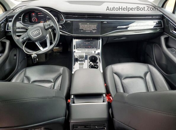 WA1LXAF75LD002756 2020 AUDI Q7 Black Vista del cuadro de instrumentos
