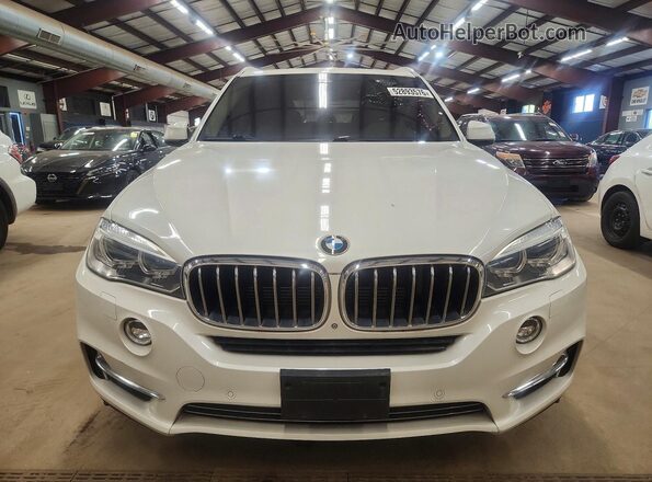 5UXKT0C58G0S78614 2016 BMW X5 White Rear view