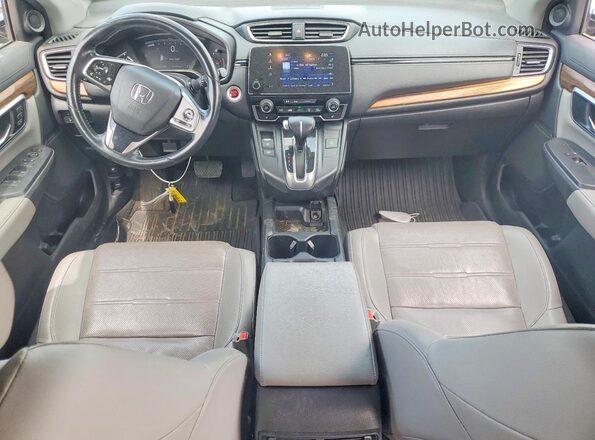 5J6RW2H81KA000995 2019 HONDA CR-V Синий Вид щитка приборов