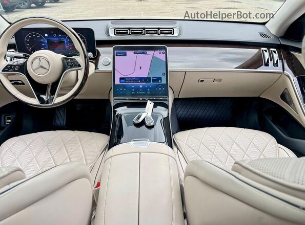 W1K6G7GB6MA045696 2021 MERCEDES-BENZ S White 