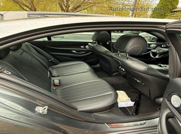 WDDZF4KB2JA403992 2018 MERCEDES-BENZ E Gray Widok wnętrza z przodu