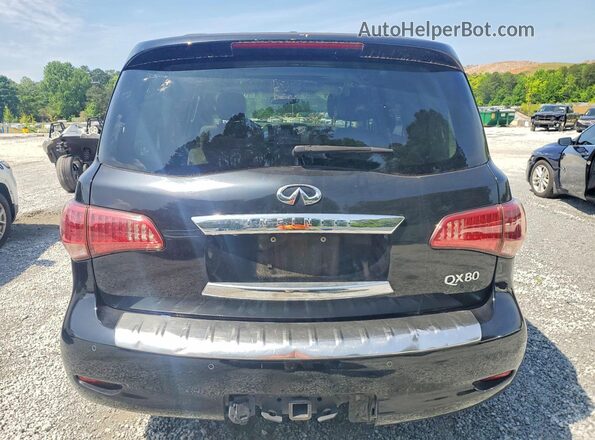 JN8AZ2NF7G9613570 2016 INFINITI QX80 Black Widok wnętrza z przodu