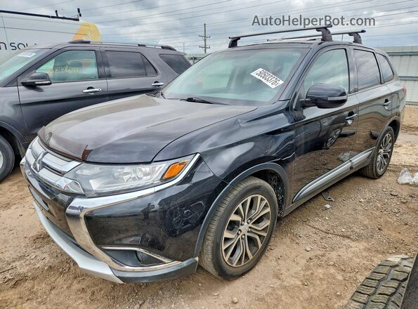 JA4AD3A36HZ010956 2017 MITSUBISHI OUTLANDER Black Trasero izquierdo