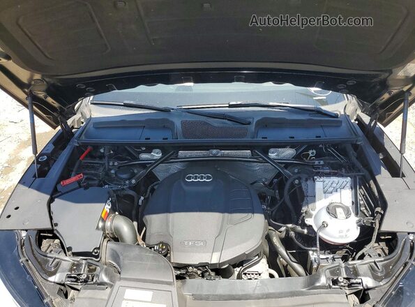 WA1ANAFY5L2040599 2020 AUDI Q5 Black Vista de la etiqueta del VIN