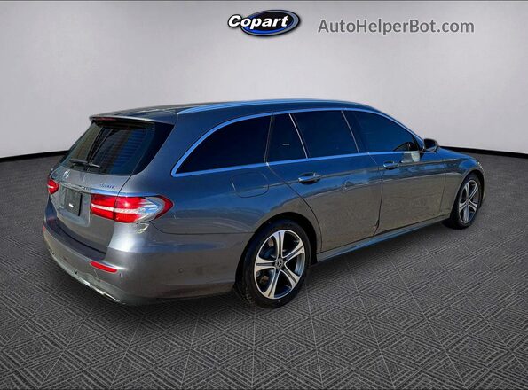 WDDZH6GB9HA239374 2017 MERCEDES-BENZ E Gray 