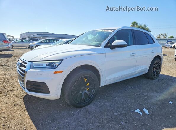 WA1ANAFY5J2135550 2018 AUDI Q5 White Trasero izquierdo