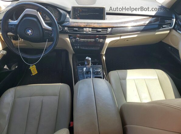 5UXKR2C51G0R69154 2016 BMW X5 Белый Вид щитка приборов