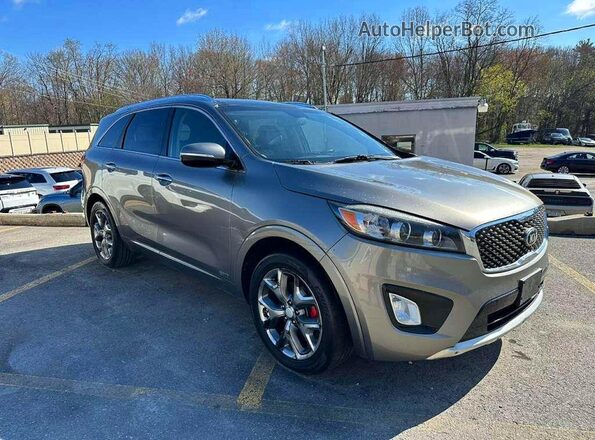 5XYPKDA5XGG104168 2016 KIA SORENTO Gray 