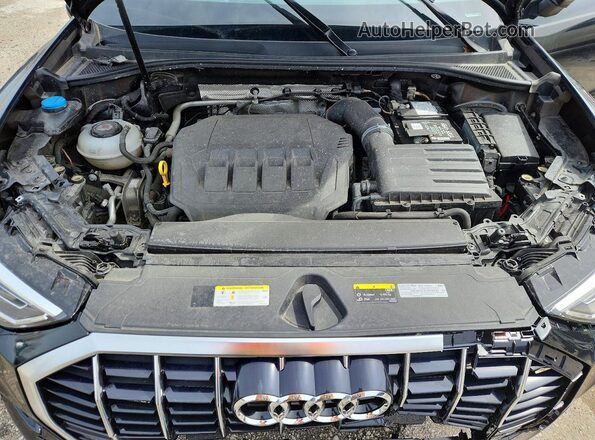 WA1EECF33M1059953 2021 AUDI Q3 Black VIN կոդի պիտակի տեսք
