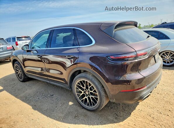 WP1AA2AYXKDA04052 2019 PORSCHE CAYENNE Burgundy უკანა მარჯვენა