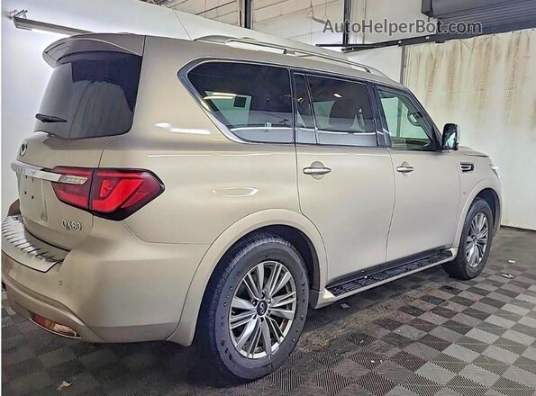 JN8AZ2NE6J9194254 2018 INFINITI QX80 Gold 