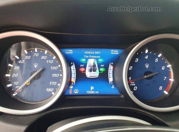 ZAM57YTA5J1301682 2018 MASERATI ALL OTHER Black Vista de los asientos traseros