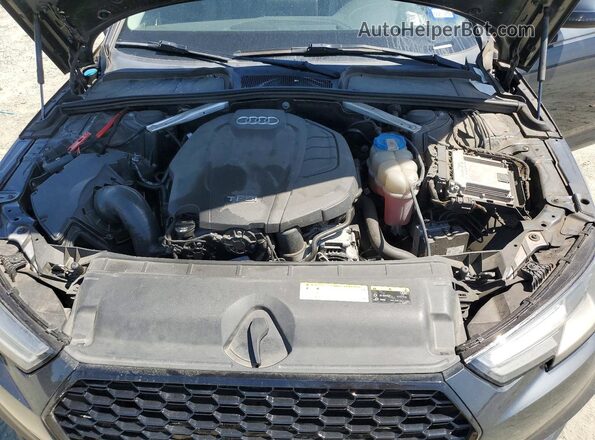 WAUKMAF4XJN018469 2018 AUDI A4 Black Widok komory silnika