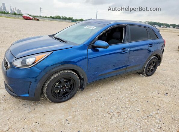 KNDCB3LC6H5047076 2017 KIA NIRO Blue უკანა მარცხენა