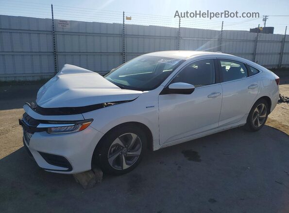 19XZE4F16KE020991 2019 HONDA INSIGHT White Задня ліва чверть